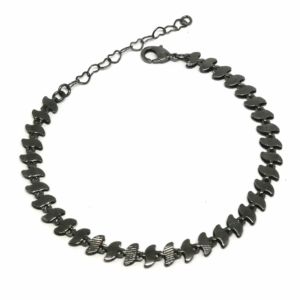 Pulseira Moderna Ródio Negro