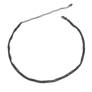 Chocker Básica Ródio Negro