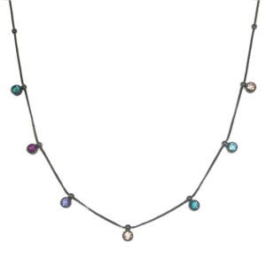 Chocker Cristais Coloridos