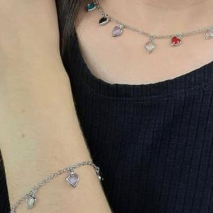 Chocker Corações Coloridos