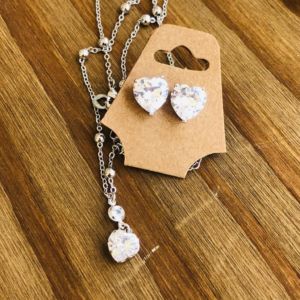 Conjunto Coração Zircônia