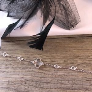 Pulseira Trevo Transparente