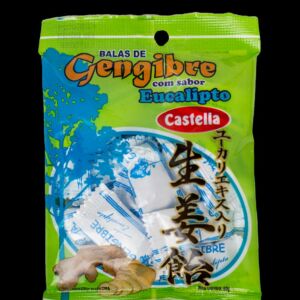 BALA DE GENGIBRE SABOR EUCALIPTO 60GR.