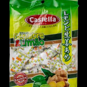 BALAS DE GENGIBRE E LIMÃO 170GR.